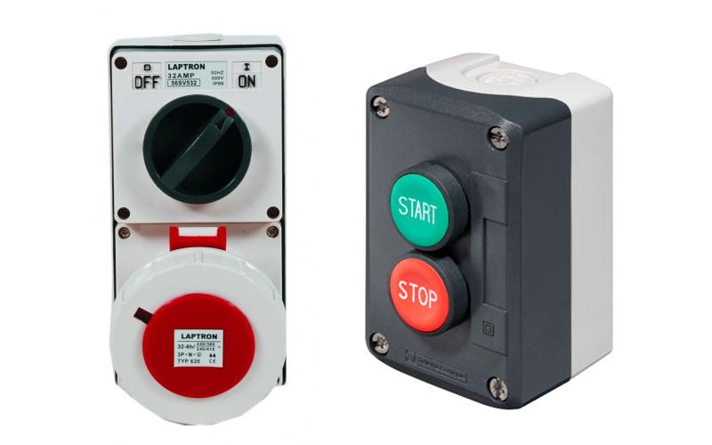 Plug Sockets, Lamps, Push Button Stations